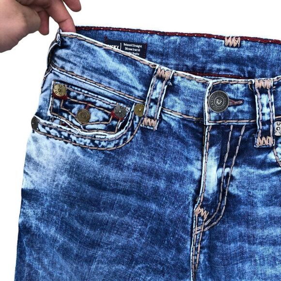 True Religion Jeans Size 29 RICKY SUPER T Blue - Picture 11 of 13